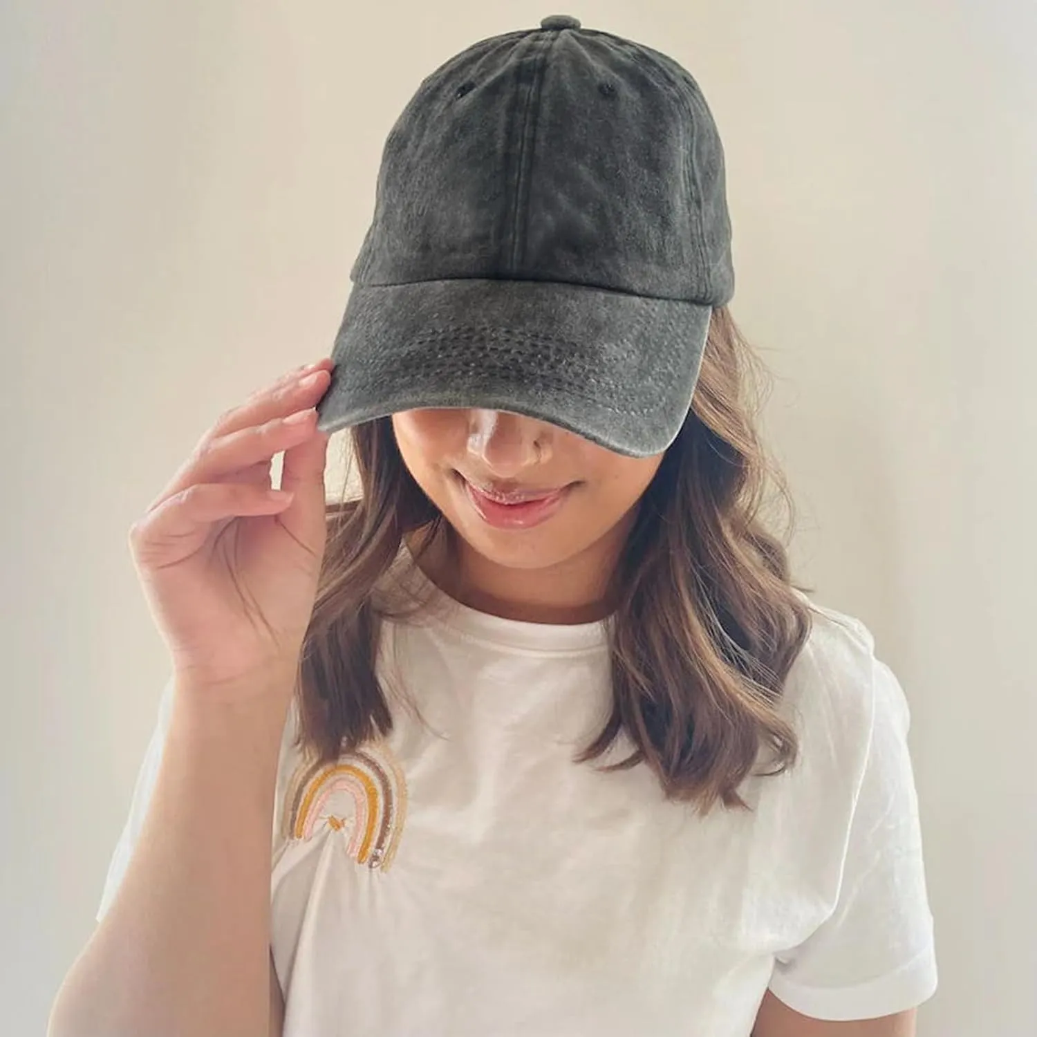 2/5/6 Packs Vintage Washed Plain Baseball Cap Distressed Dad Golf Hat for Men Women