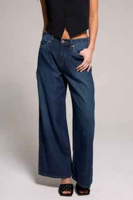 Baggy Dad Jeans - Vintage Indigo