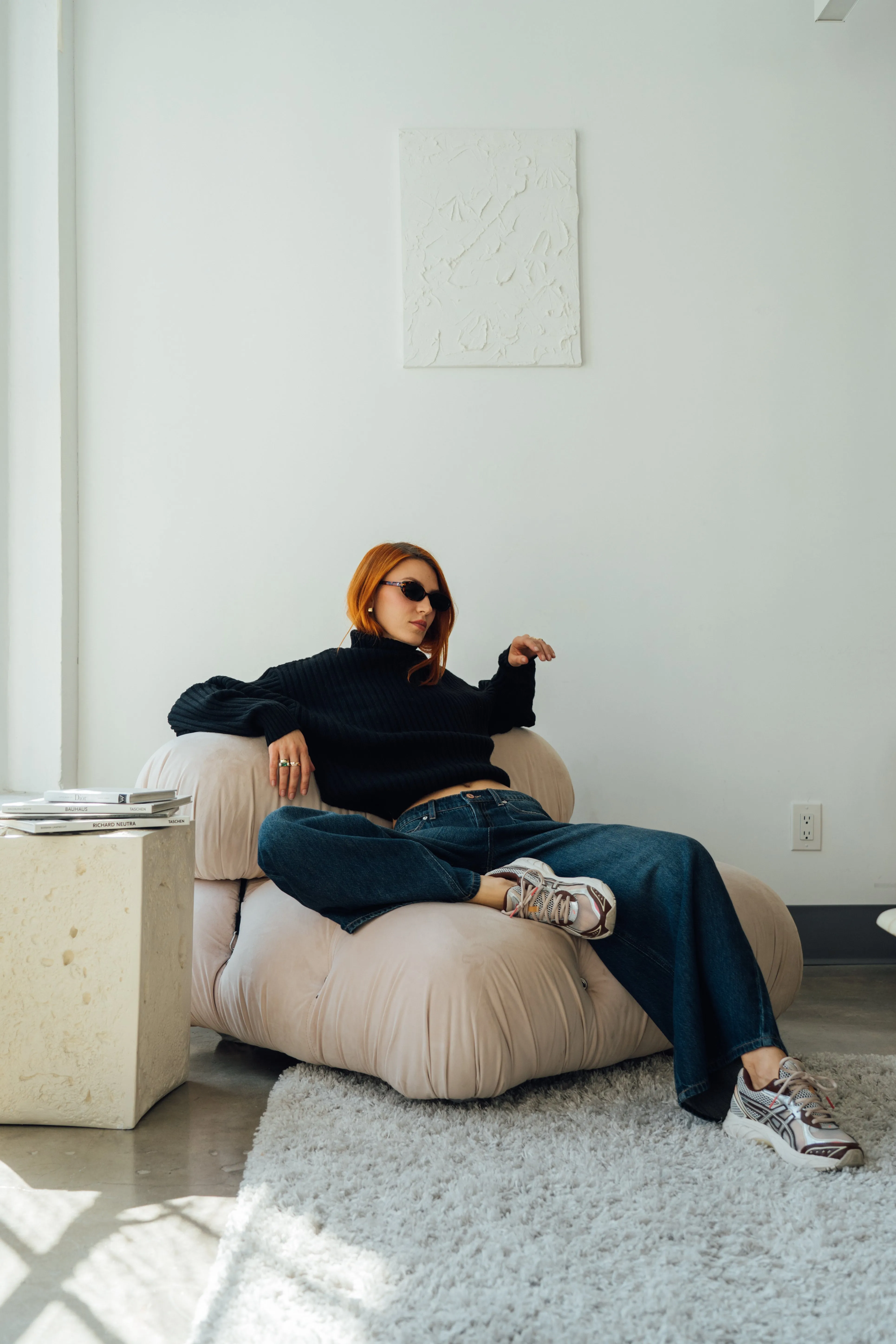Baggy Dad Jeans - Vintage Indigo