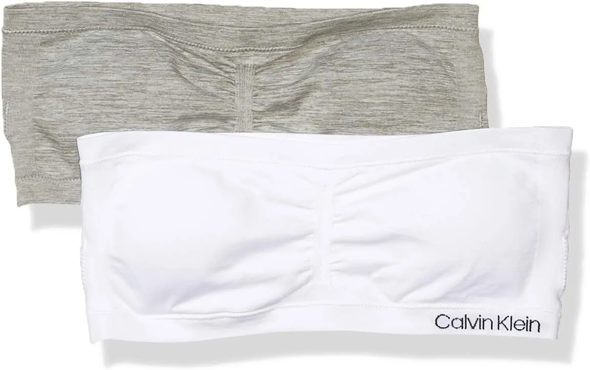 Calvin Klein Girls' Seamless Bandeau Bra Multipack