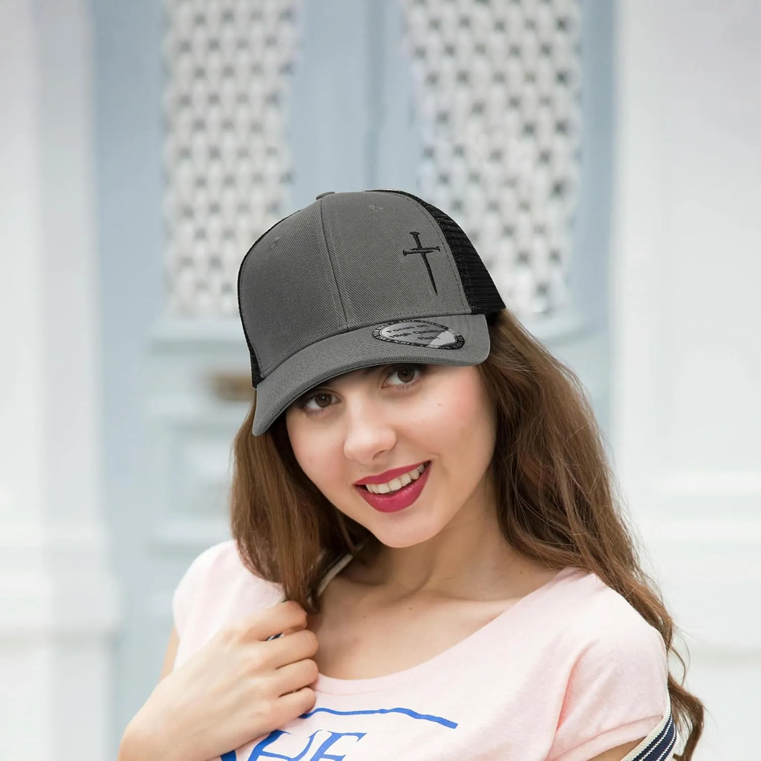 Christian Hats for Men Women,Jesus 3 Nail Cross Hat Christian Religious Gifts for Birthday/Christmas