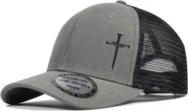 Christian Hats for Men Women,Jesus 3 Nail Cross Hat Christian Religious Gifts for Birthday/Christmas