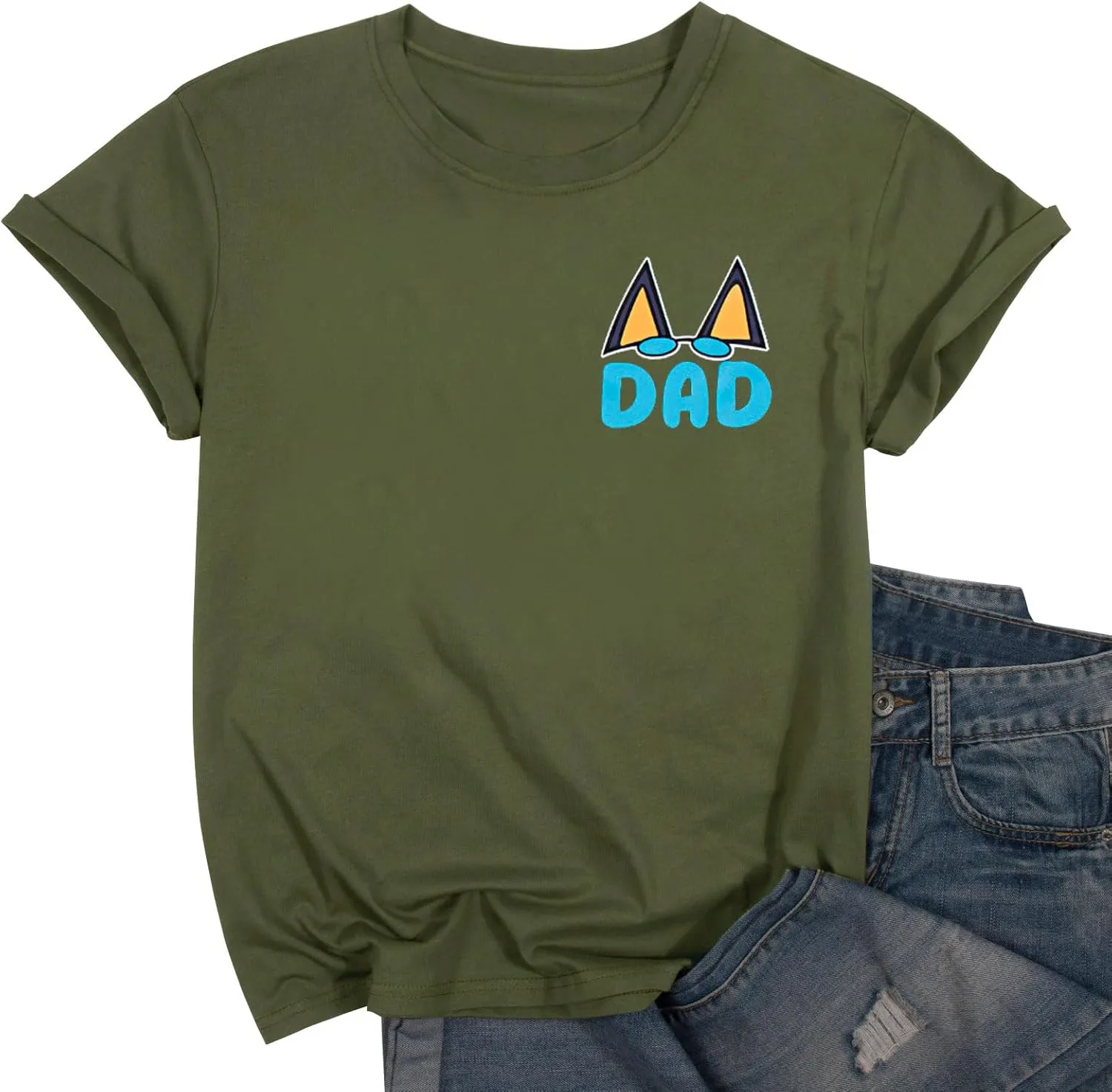 Dad Shirt Men Cool Dad Club T-Shirts Father's Day Tops Daddy Birthday Gift Tees Dads Life Clothes
