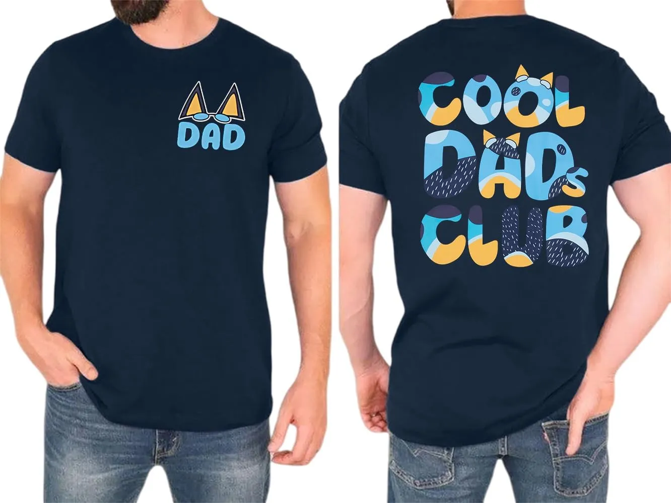 Dad Shirt Men Cool Dad Club T-Shirts Father's Day Tops Daddy Birthday Gift Tees Dads Life Clothes