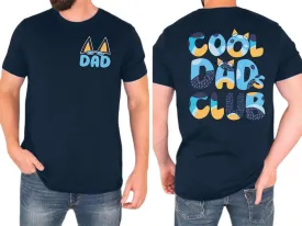 Dad Shirt Men Cool Dad Club T-Shirts Father's Day Tops Daddy Birthday Gift Tees Dads Life Clothes