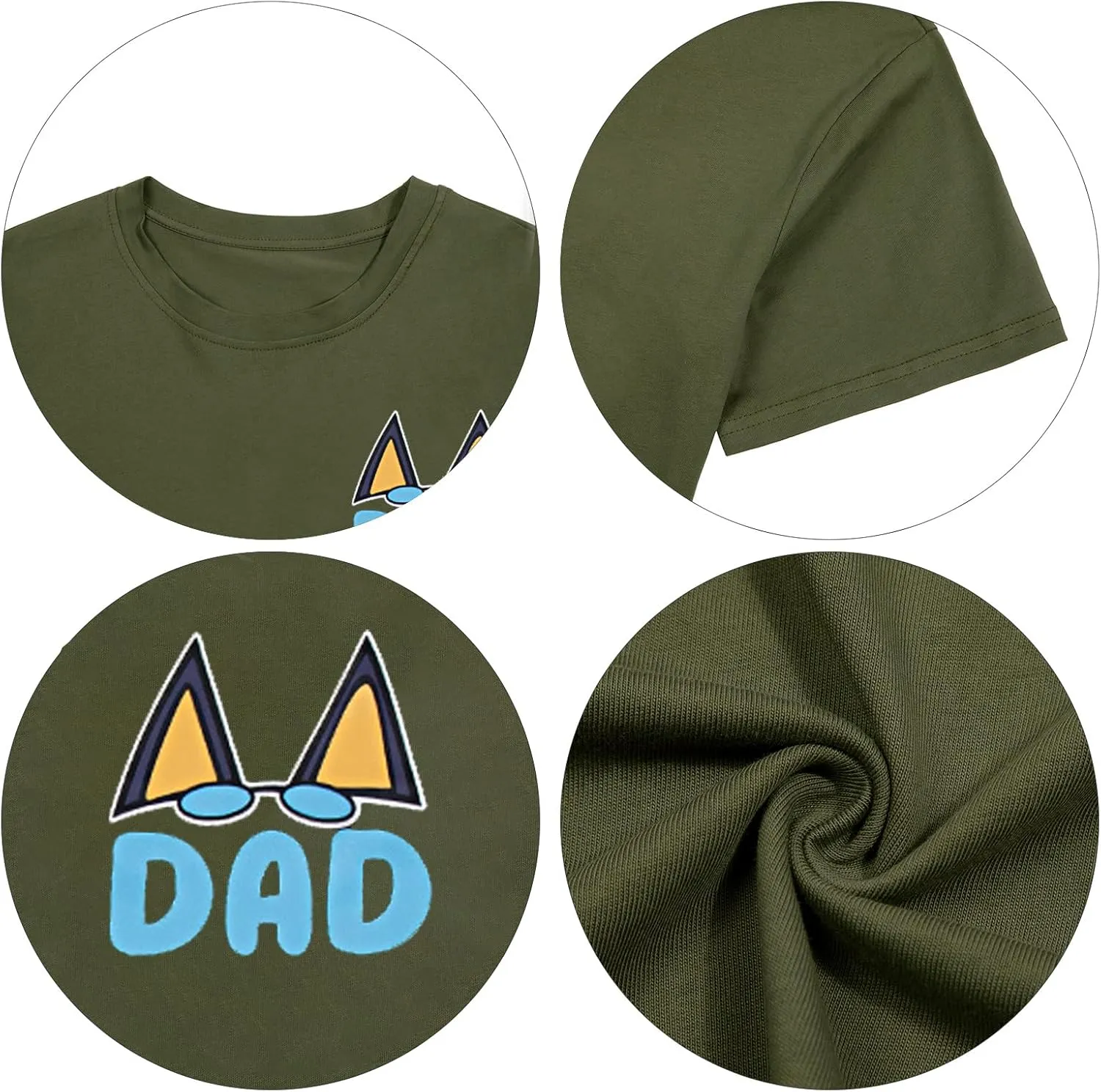 Dad Shirt Men Cool Dad Club T-Shirts Father's Day Tops Daddy Birthday Gift Tees Dads Life Clothes