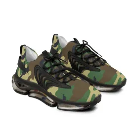 Green Camouflage Men's Mesh Sneakers