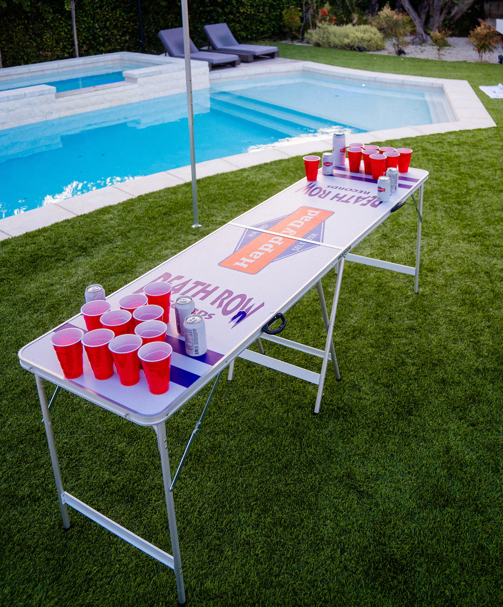 Happy Dad x Death Row Beer Pong Table