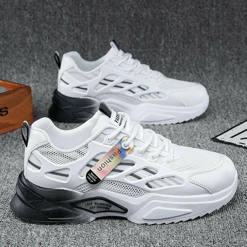 Men's Sports Casual Shoes - Lightweight, Breathable, and Retro Style