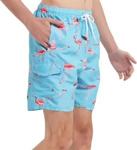 Mens Swim Trunks Swim Shorts Swimwear Quick Dry 7???? Swimming Trunks with Mesh Lining