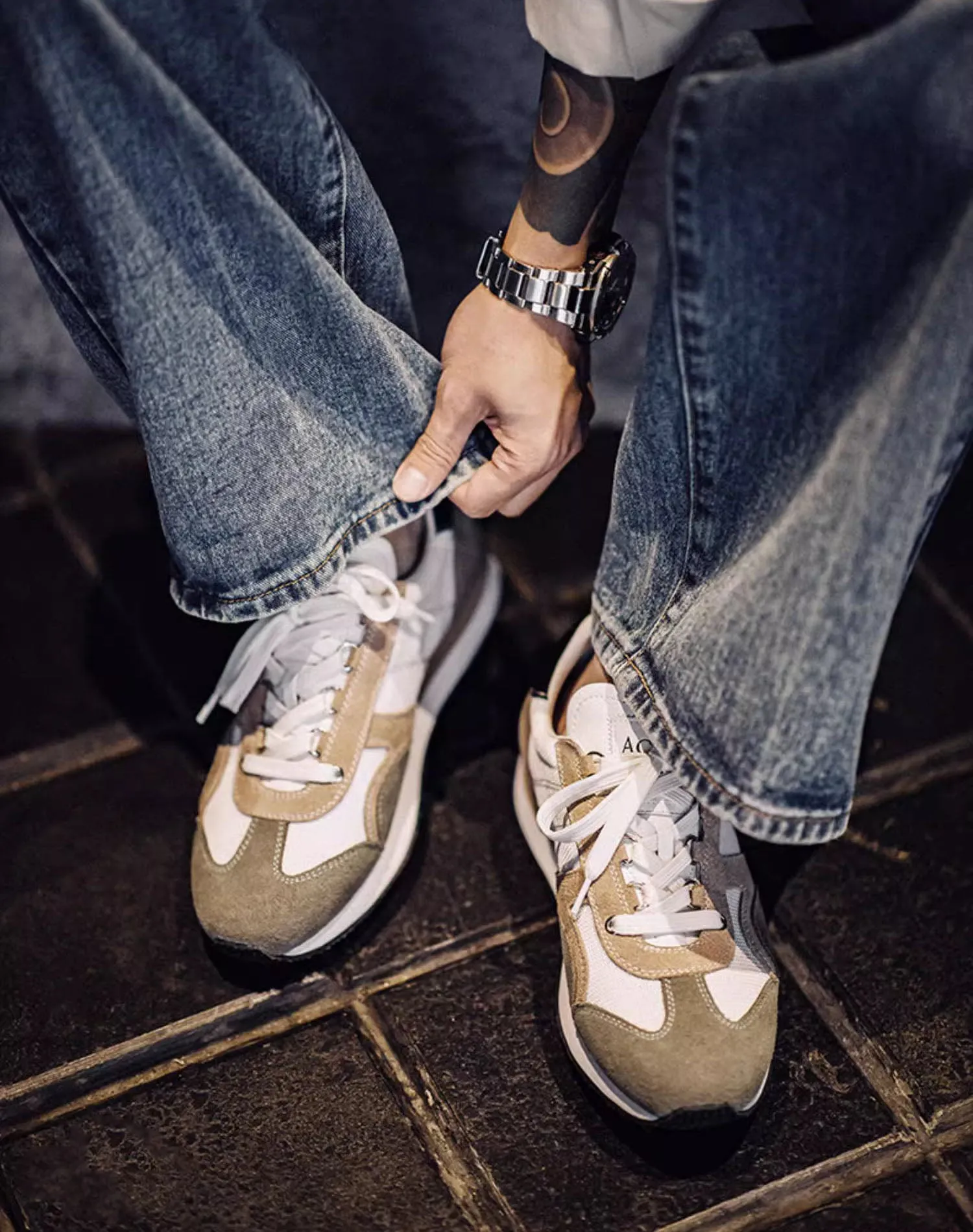 Retro Forrest Gump Jogging Breathable Dad Shoes Men's Sports Shoes