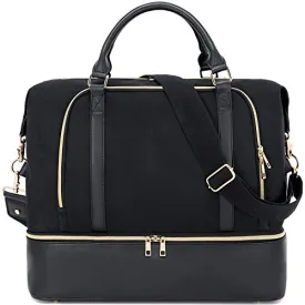 Women's Travel Weekender Bag - Overnight Duffel - Carry-On Bag